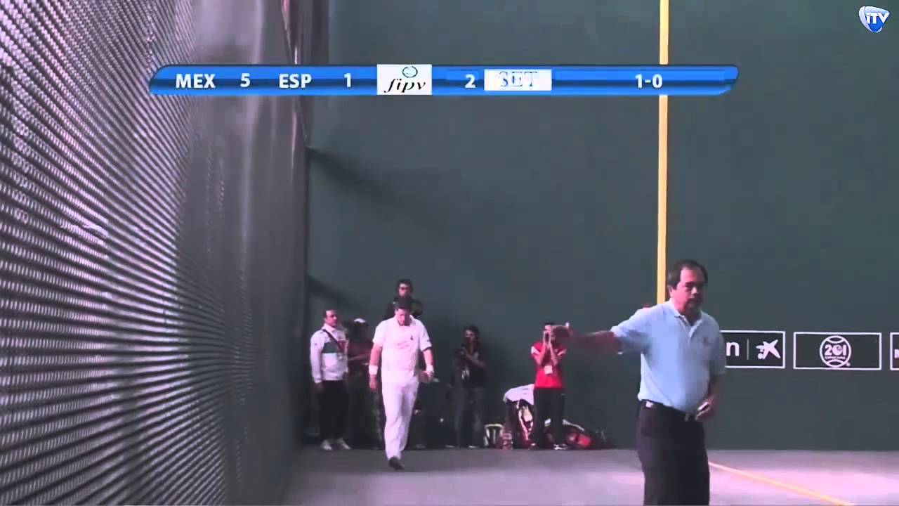 Frontenis Final Paleta Goma Copa del mundo Mexico 2O14