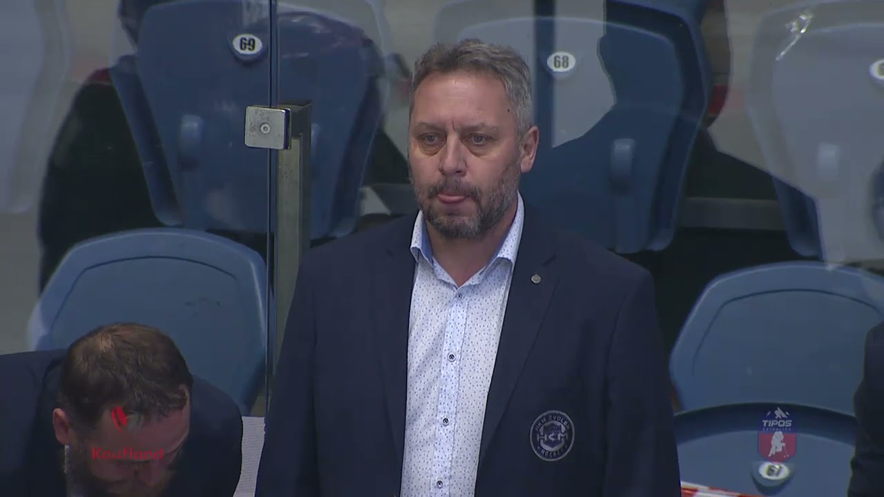 1.zápas finále HKM Zvolen - HK Poprad ZÁZNAM
