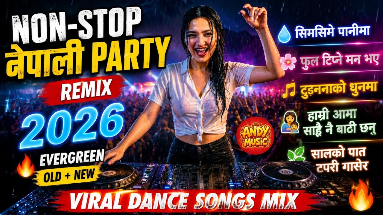 Non-stop Nepali Party Remix 2026 🔥 Evergreen Old + New Viral Dance Songs Mix | Andy Music 
