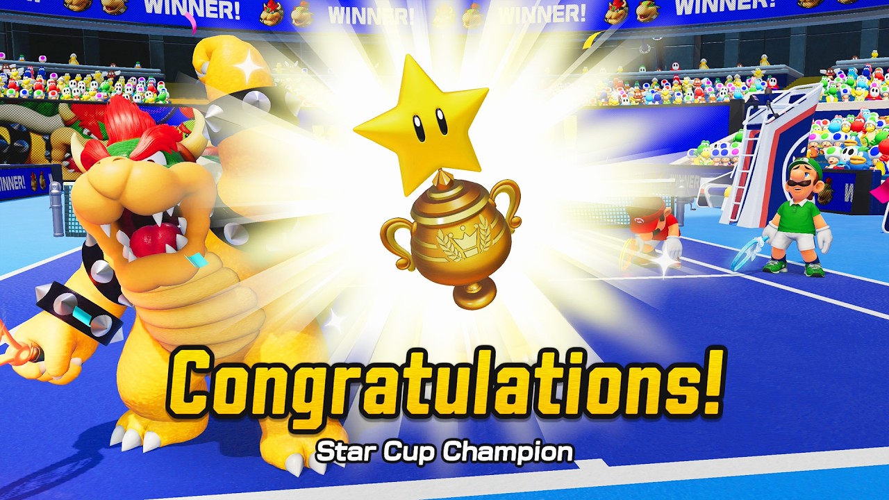 Mario Tennis Fever - All Tournament Cups