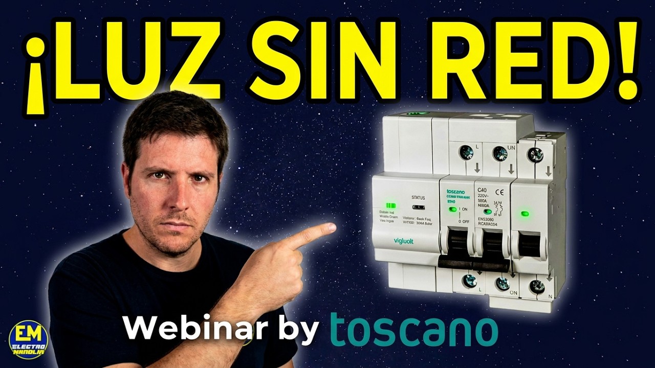 ¡LUZ en el APAGÓN! 💡 Sistema Backup Toscano COMBI PRO MAX (Modo Isla Solar)