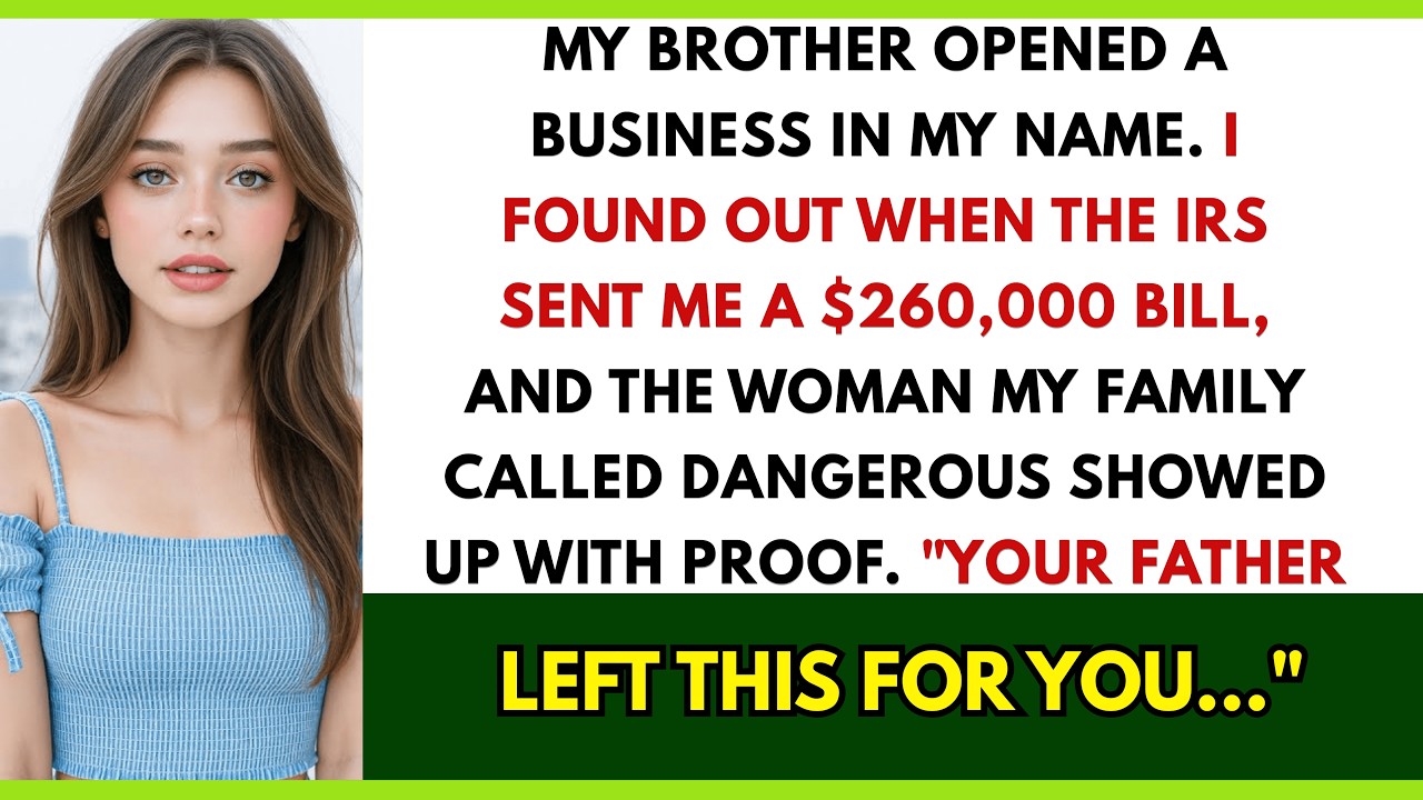 My Brother Registered A Company In My Name While I Slept. When The IRS Came Knocking, He Look…