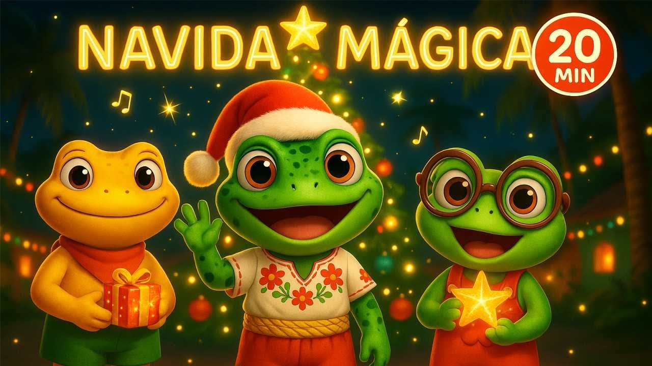 “🎅 Música Navideña para Niños ✨ Navidad Mágica | 20 Minutos de Canciones Infantiles”