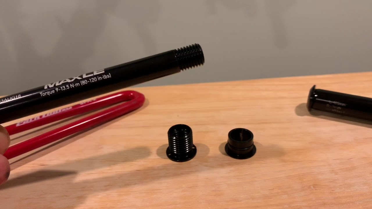 15mm to 12mm Fork Thru Axle Conversion Kit