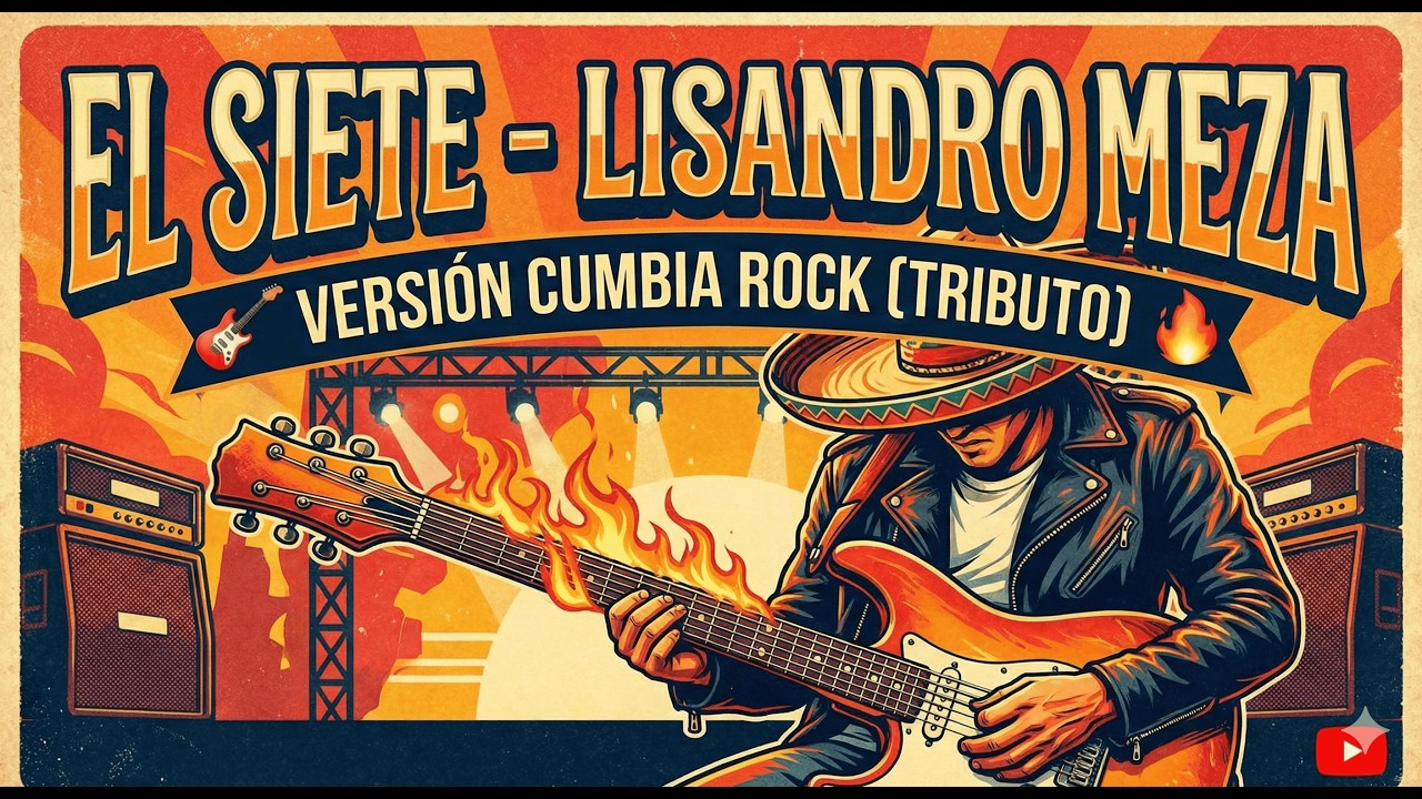 🎸 El Siete - Lisandro Meza | Versi&oacute;n Cumbia Rock (Tributo) 🔥