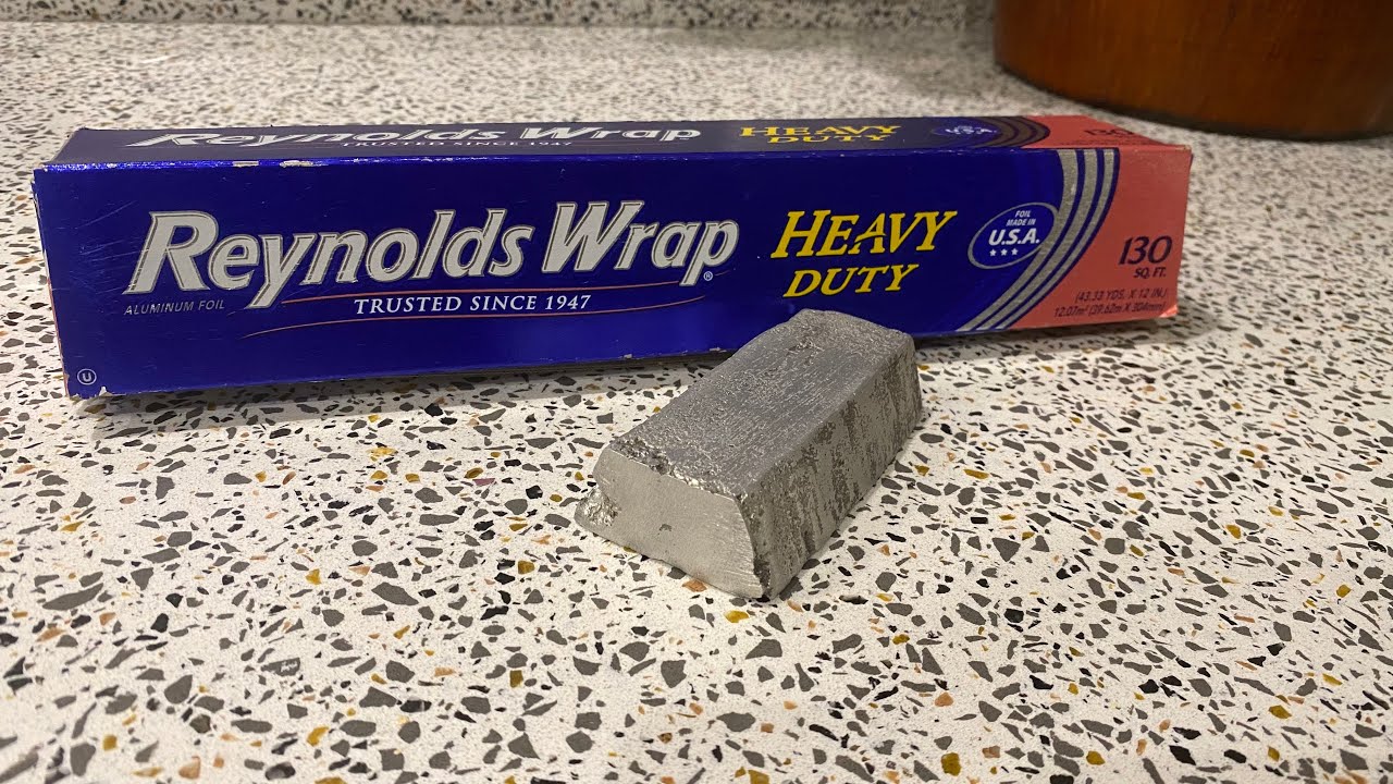 Turning Aluminum Foil into an Ingot