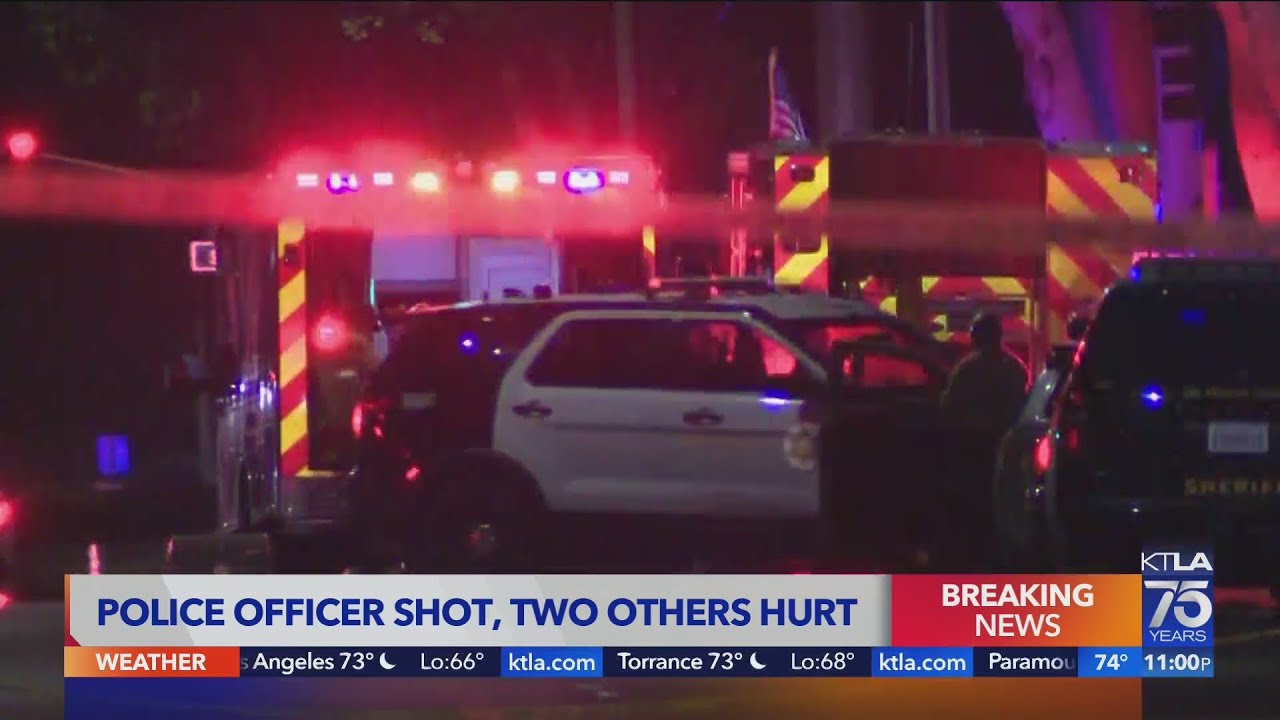 Suspected shooter of Arcadia police officer, 2 others in custody