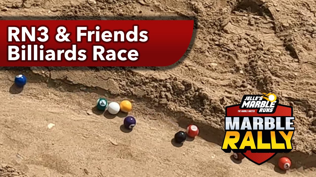 Red Number 3 & Family Marble Race