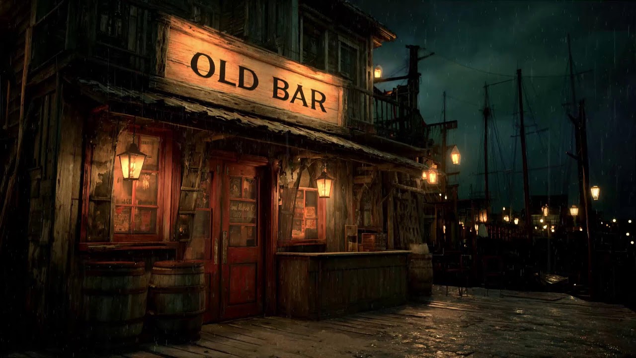 Old Bar Under The Rain &bull; Calm Western Night Lofi