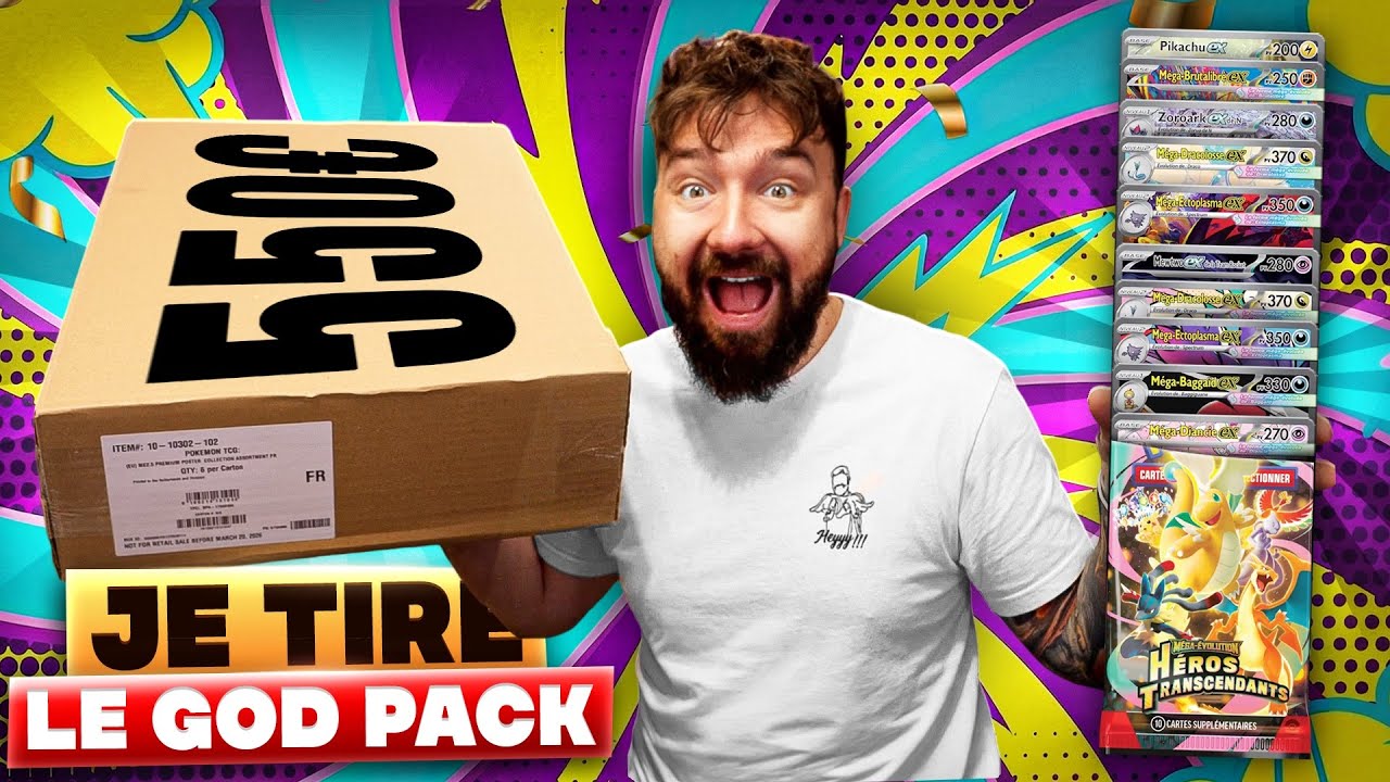 LE GODPACK TOMBE ! OUVERTURE CASE COFFRETS POKEMON H&Eacute;ROS TRANSCENDANTS !