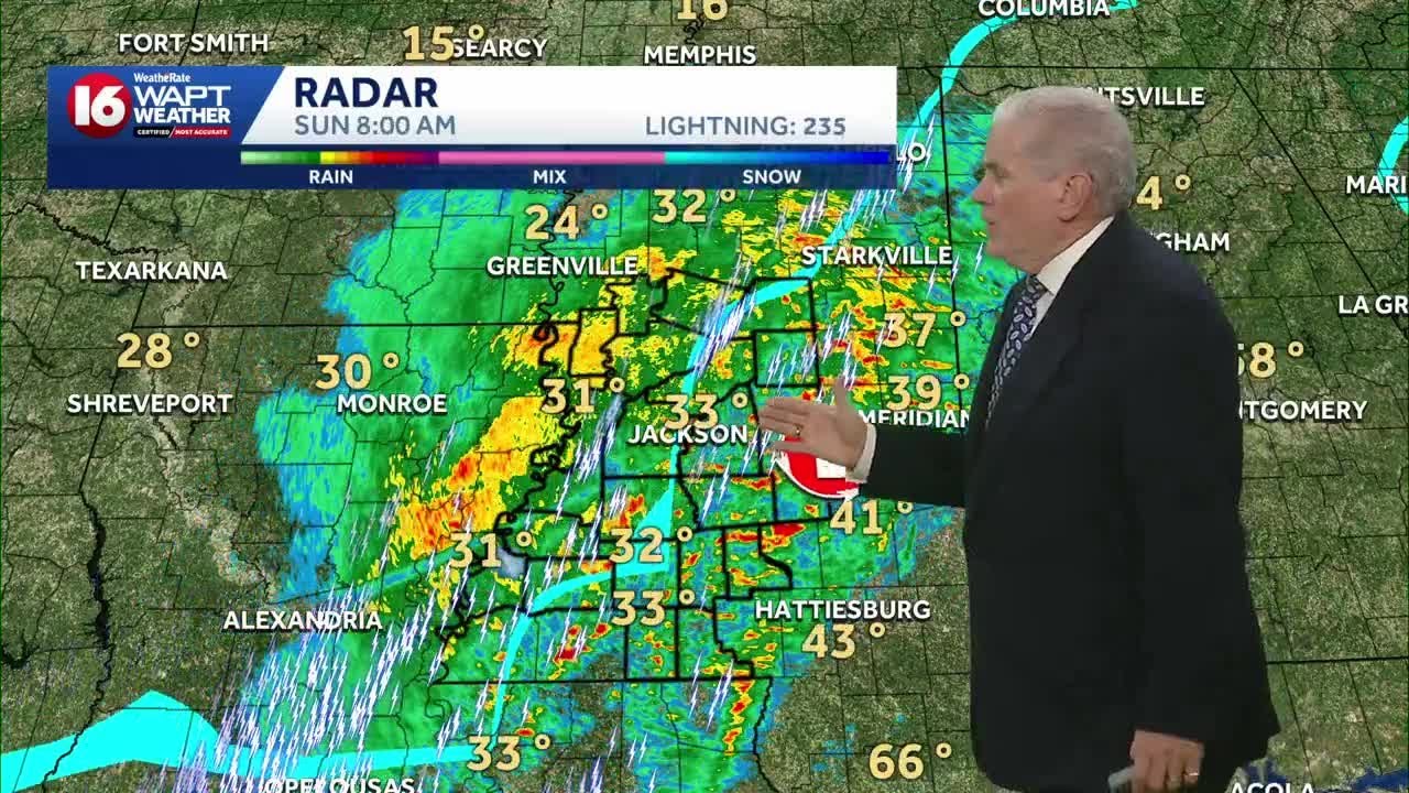 Mississippi under the grip of winter storm