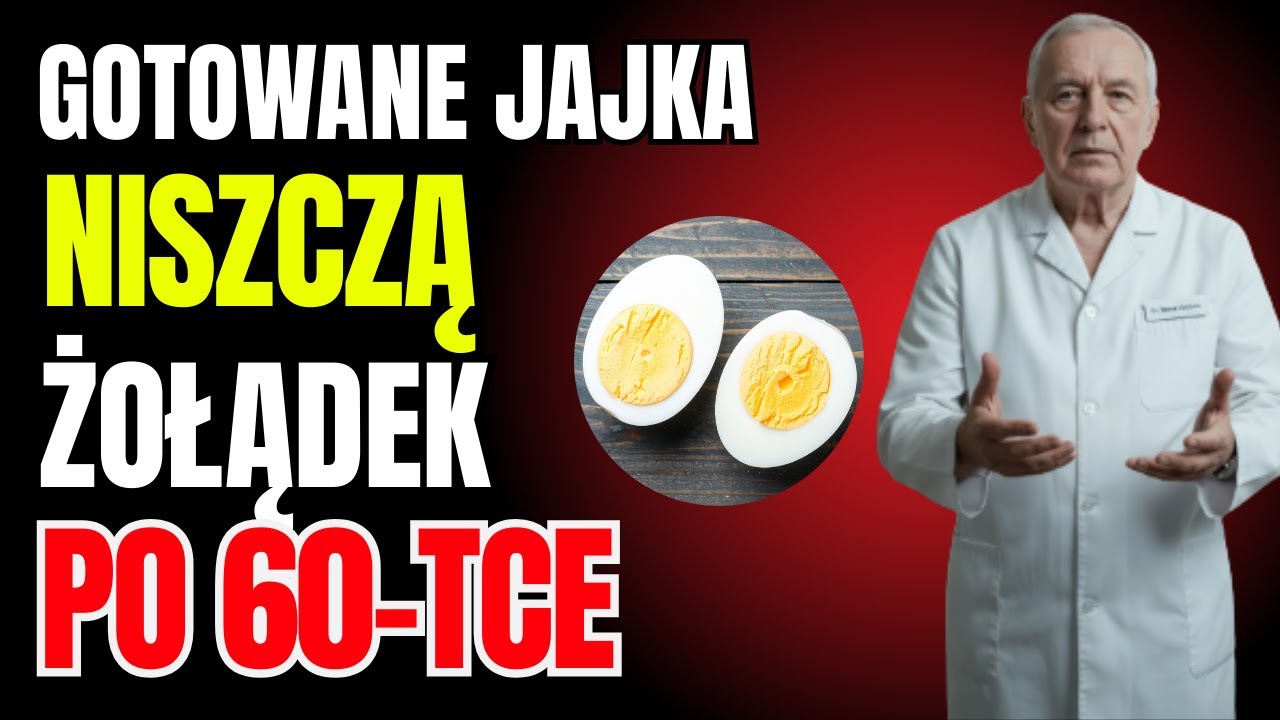 Jajka na twardo spożywane w ten spos&oacute;b NISZCZĄ tw&oacute;j żołądek i powodują refluks po 60. roku życia.