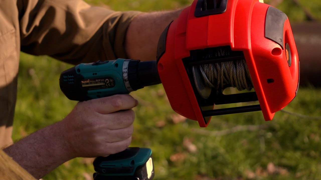 Seilwinde Drill winch für Akkuschrauber