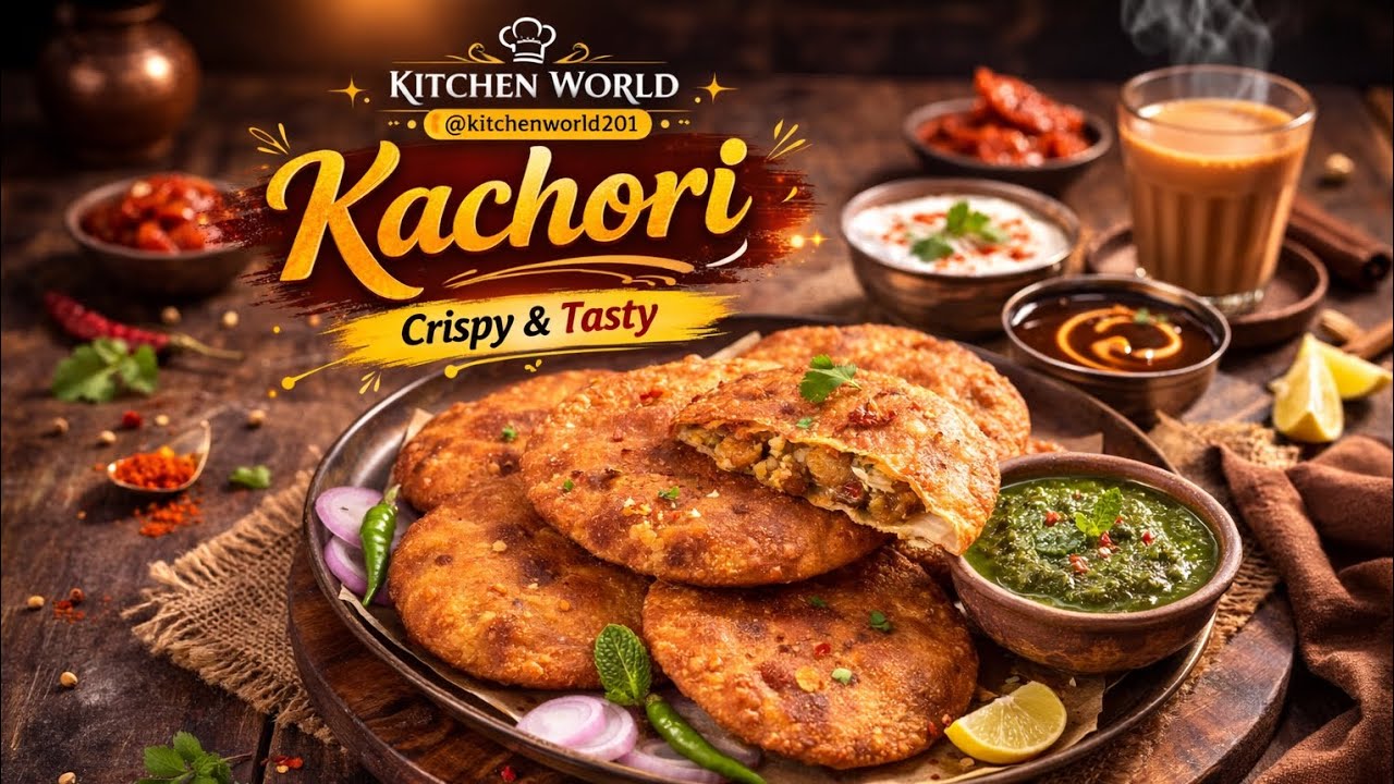खस्ता कचौरी रेसिपी | Crispy Kachori at Home 😋#KachoriRecipe#KhastaKachori#IndianSnack#EasyRecipe
