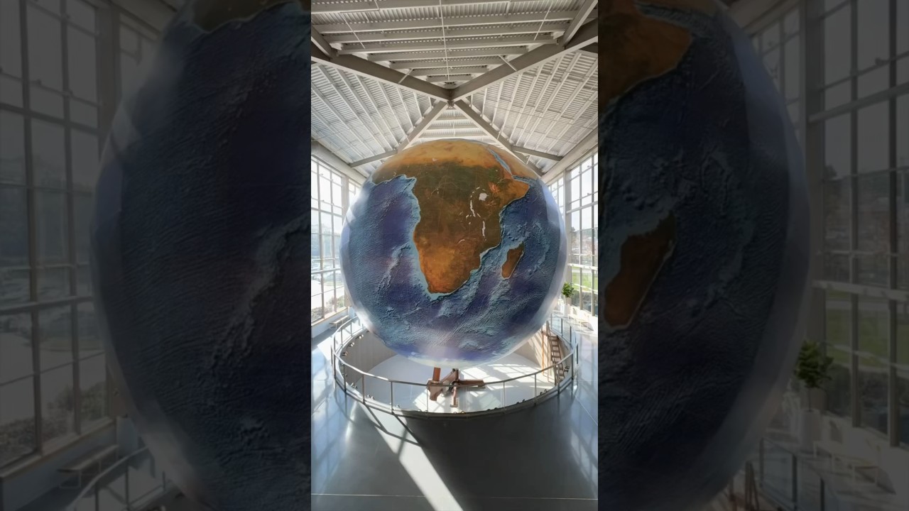 The largest globe in the world that rotates and revolves | Eartha