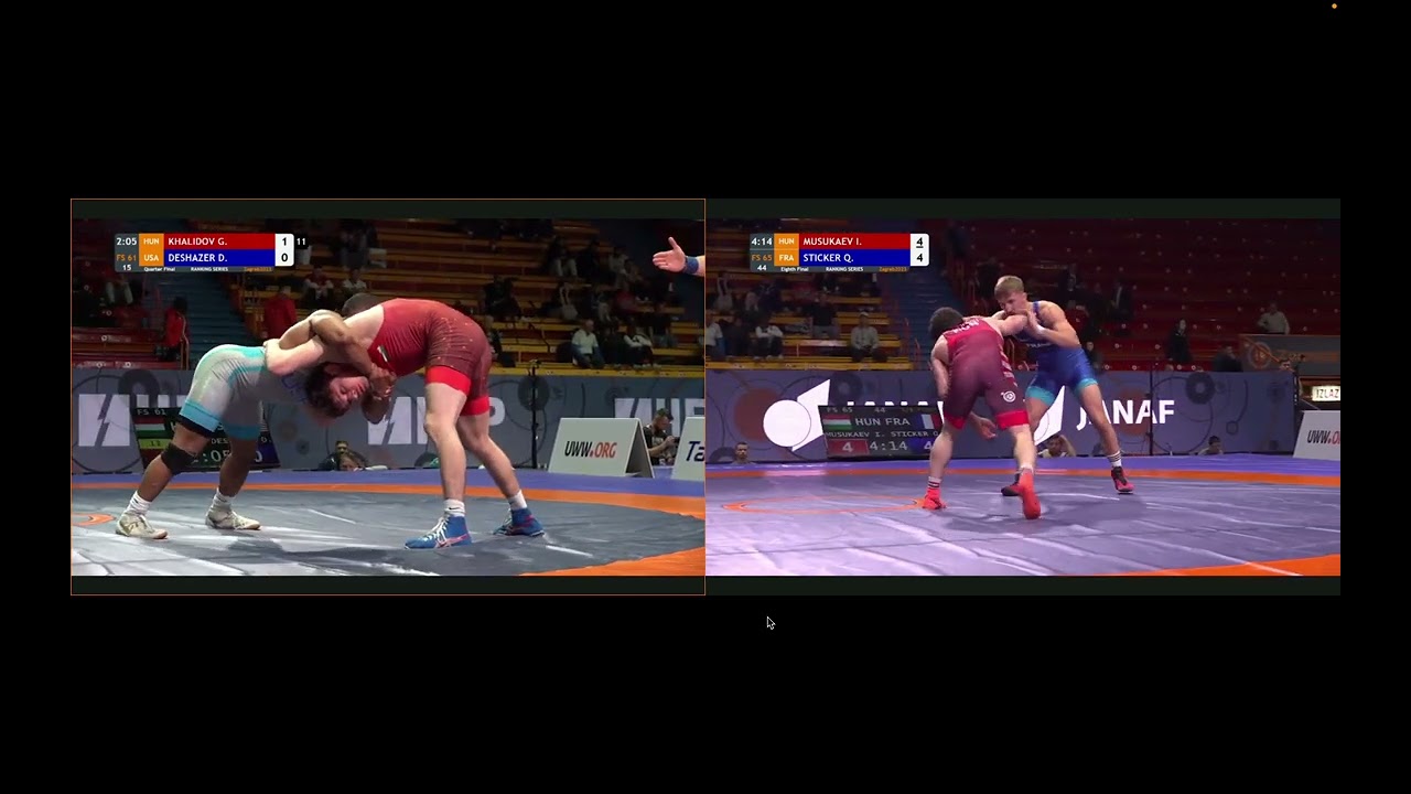 Ismail MUSUKAEV (HUN) vs. Quentin Jean-Ren&eacute; STICKER (FRA)