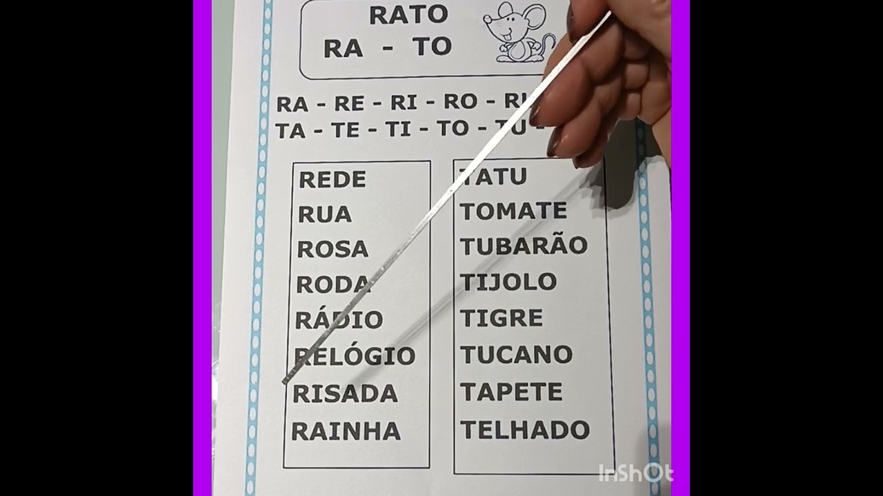 REFORÇO COM TIA IVANI!!!!
