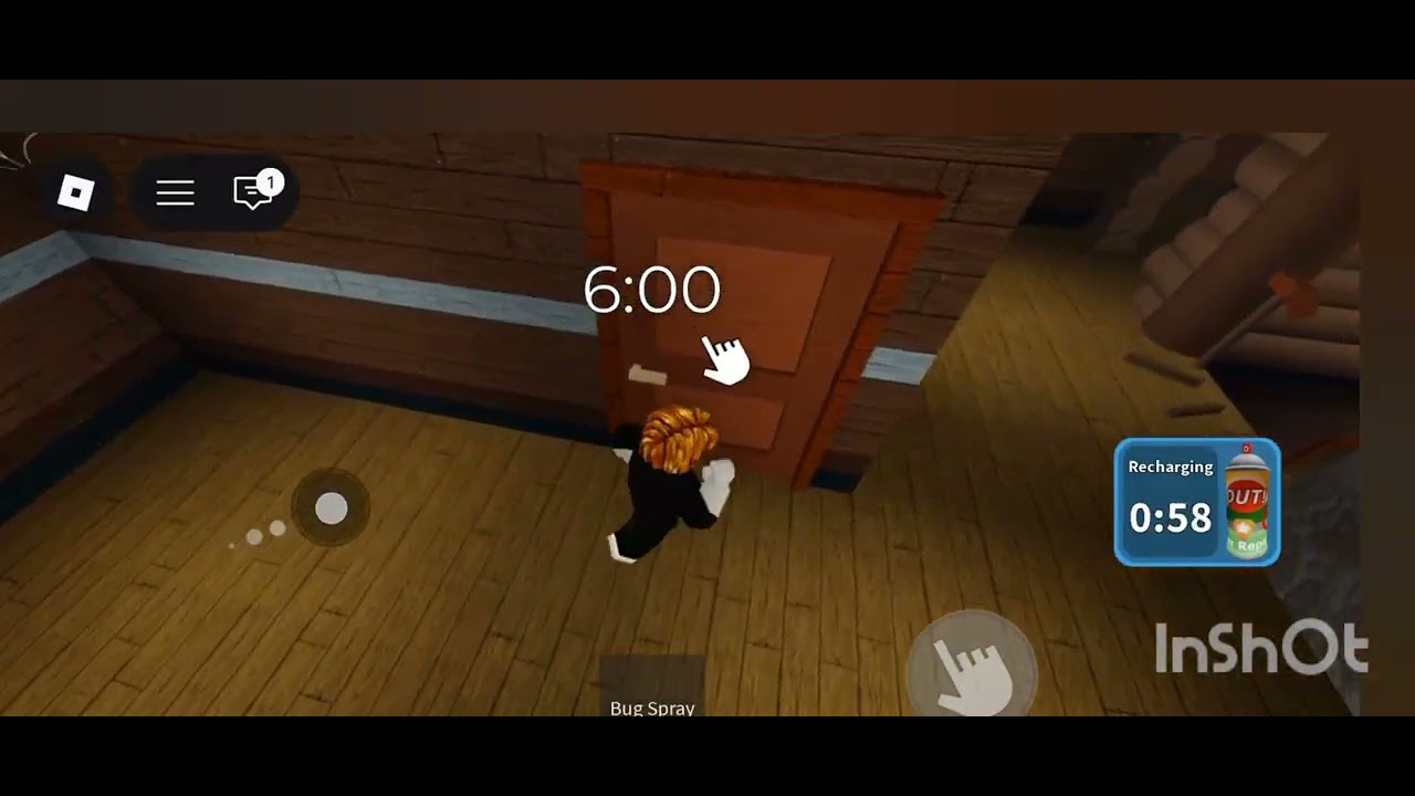 Playing spider on Roblox 
