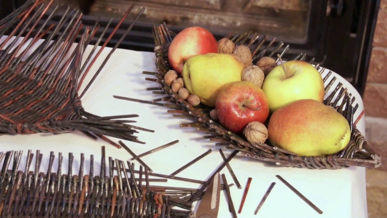 Plato para frutas en forma de un erizo