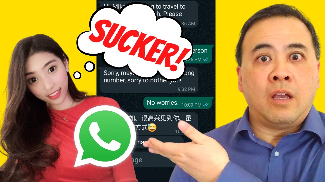 Почему азиатские женщины пишут вам в WhatsApp! Афера с азиатскими женщинами в WhatsApp!