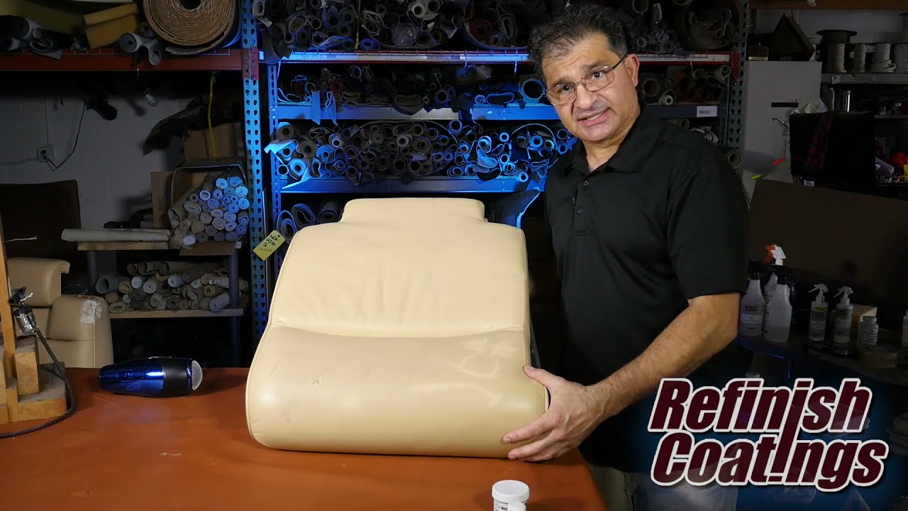 AVIATION SEAT CUSHION  - STEP 01 -  CLEANING - REFINISH COATINGS