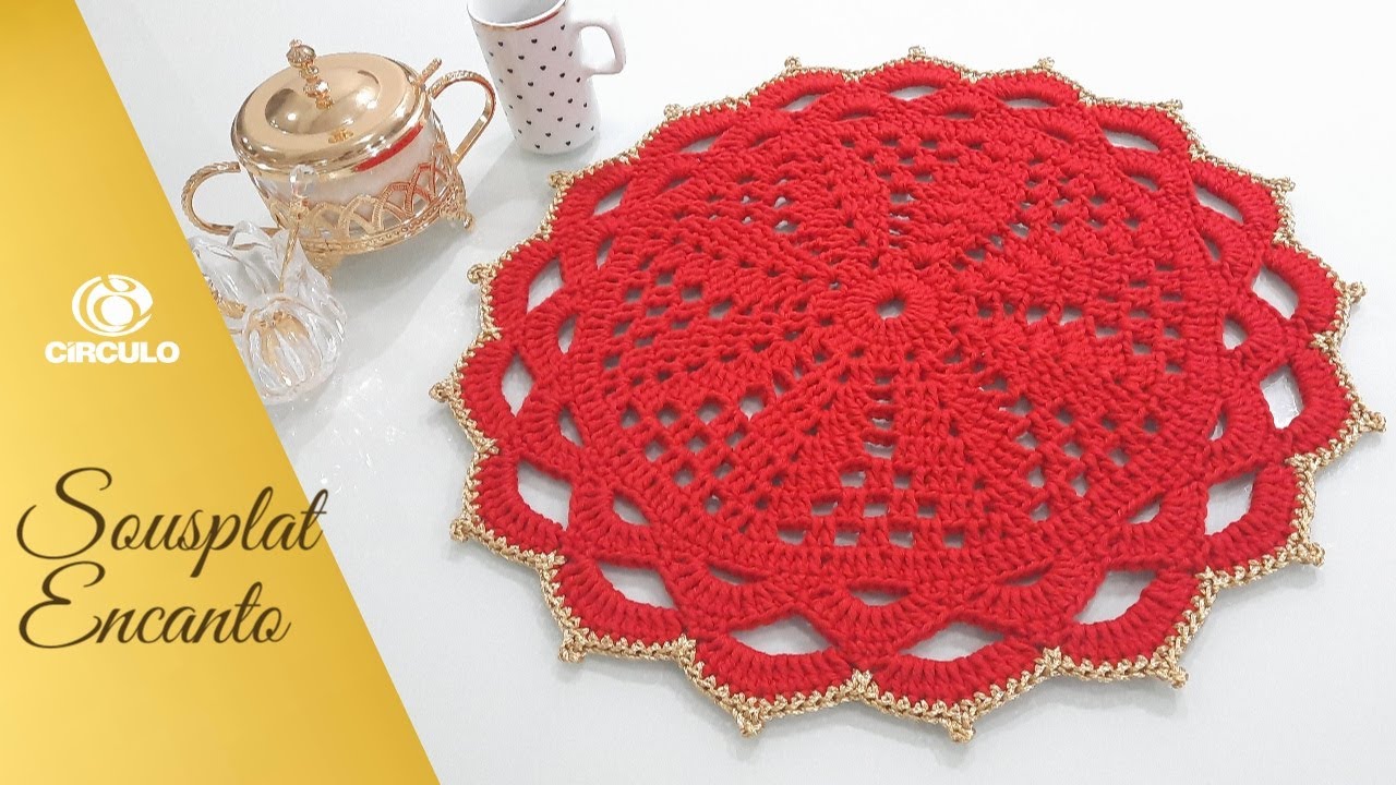 Sousplat Encanto Fácil Tutorial Edilene Fitipaldi