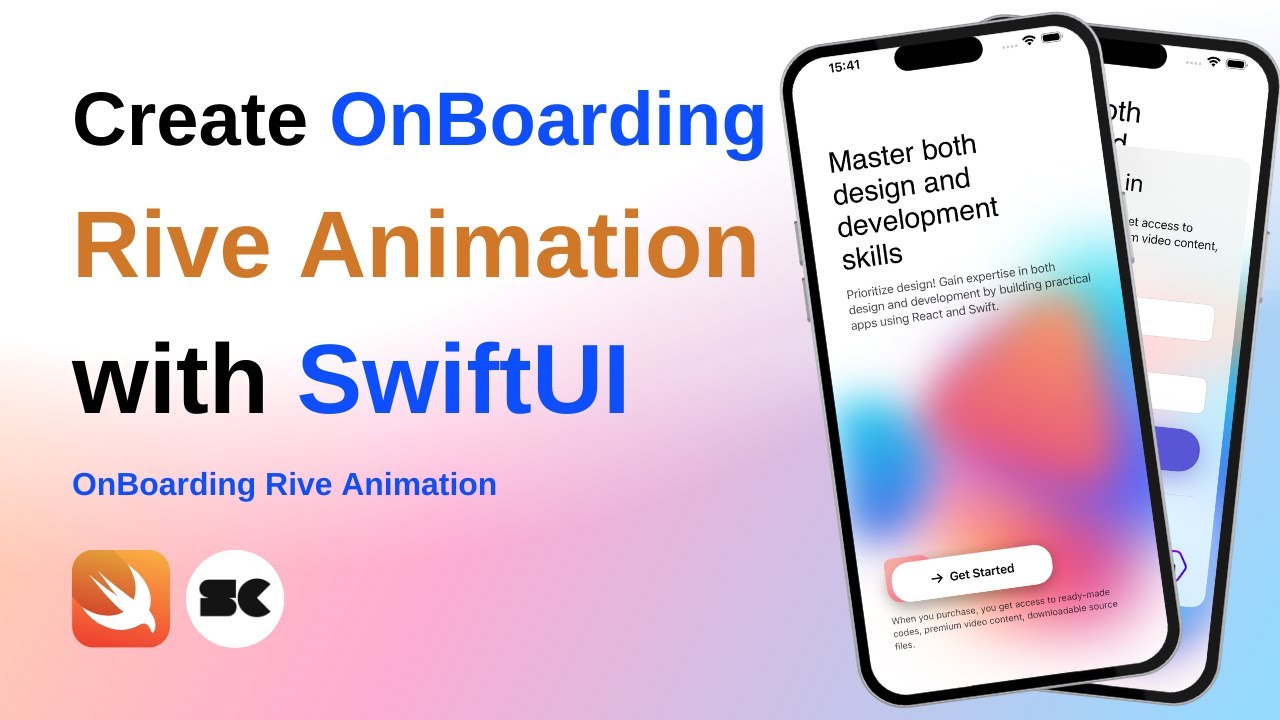 Создание анимации OnBoarding Rive с помощью полного кода SwiftUI