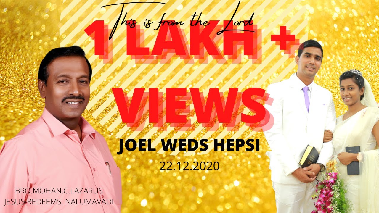 Joel_Weds_Beulah | Message: Mohan.C.Lasarus | WME Church Tuticorin