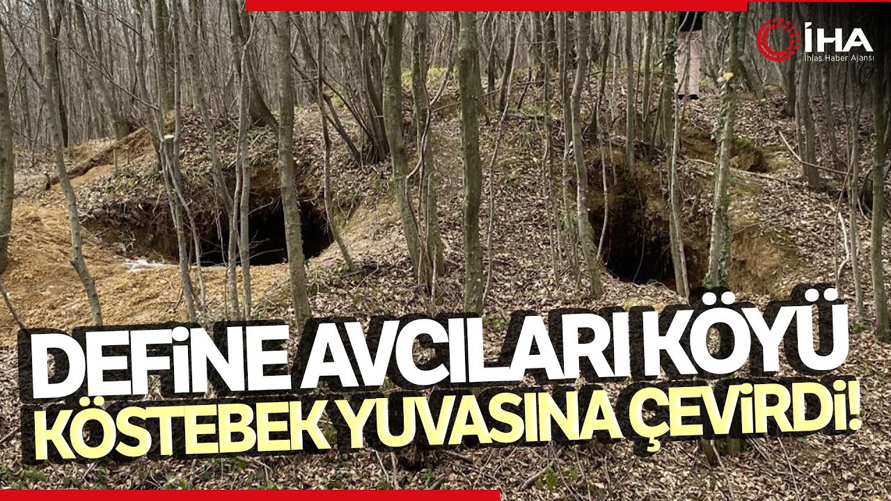 Define Avcıları Akmeşe Köyünü Köstebek Yuvasına Çevirdi