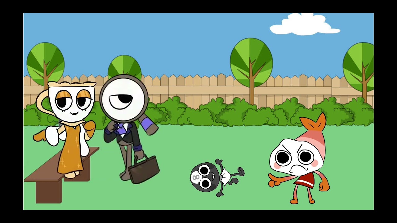 Shrimpo￼ Pushes Toodles/Grounded #dandysworld #roblox #shrimpo #animation 