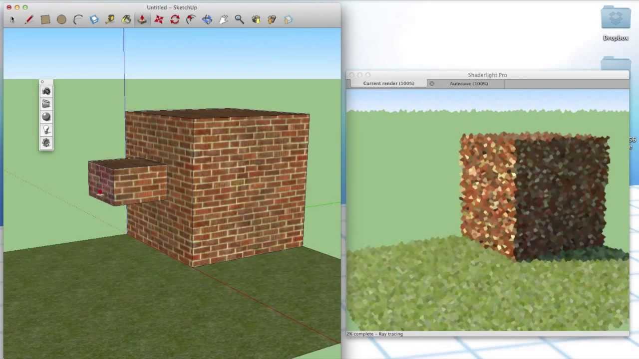 SketchUp #56: Kaweah Falls Part 7