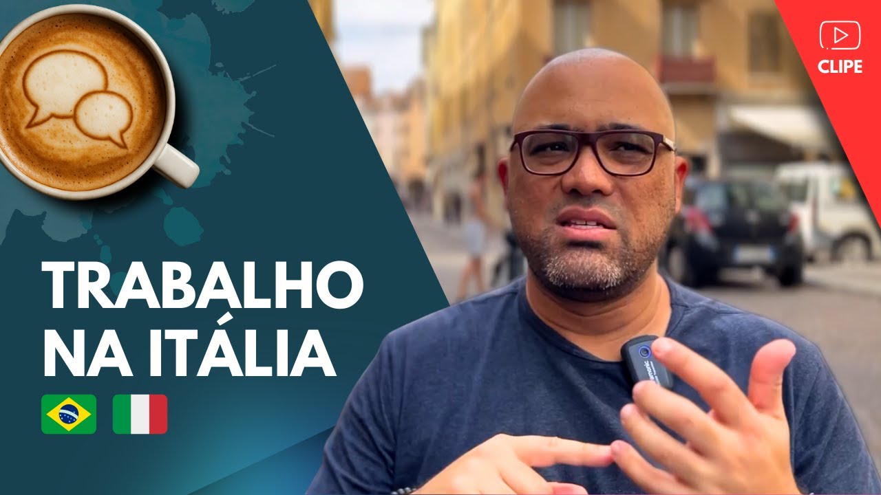 A maioria dos brasileiros na It&aacute;lia trabalham assim ☕Cortado!