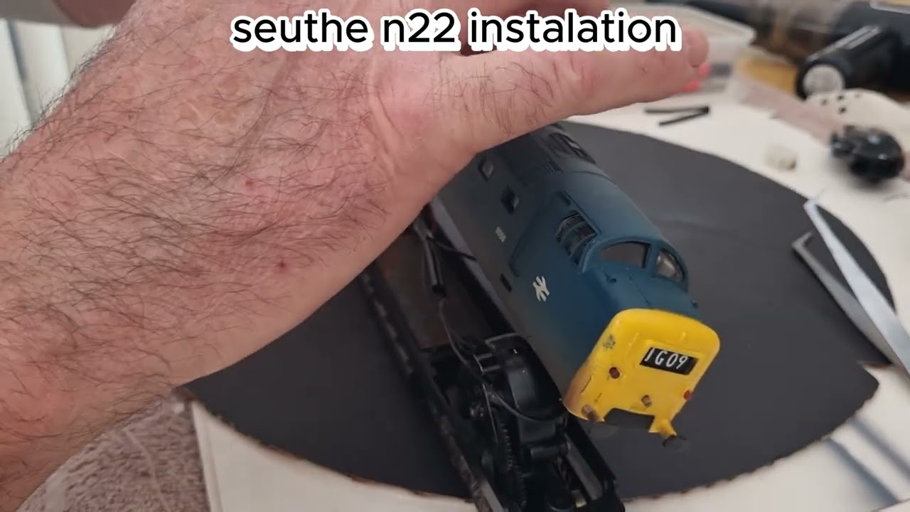 seuthe nr22 smoke generator installation into fife the lima deltic class 55 plus track testing