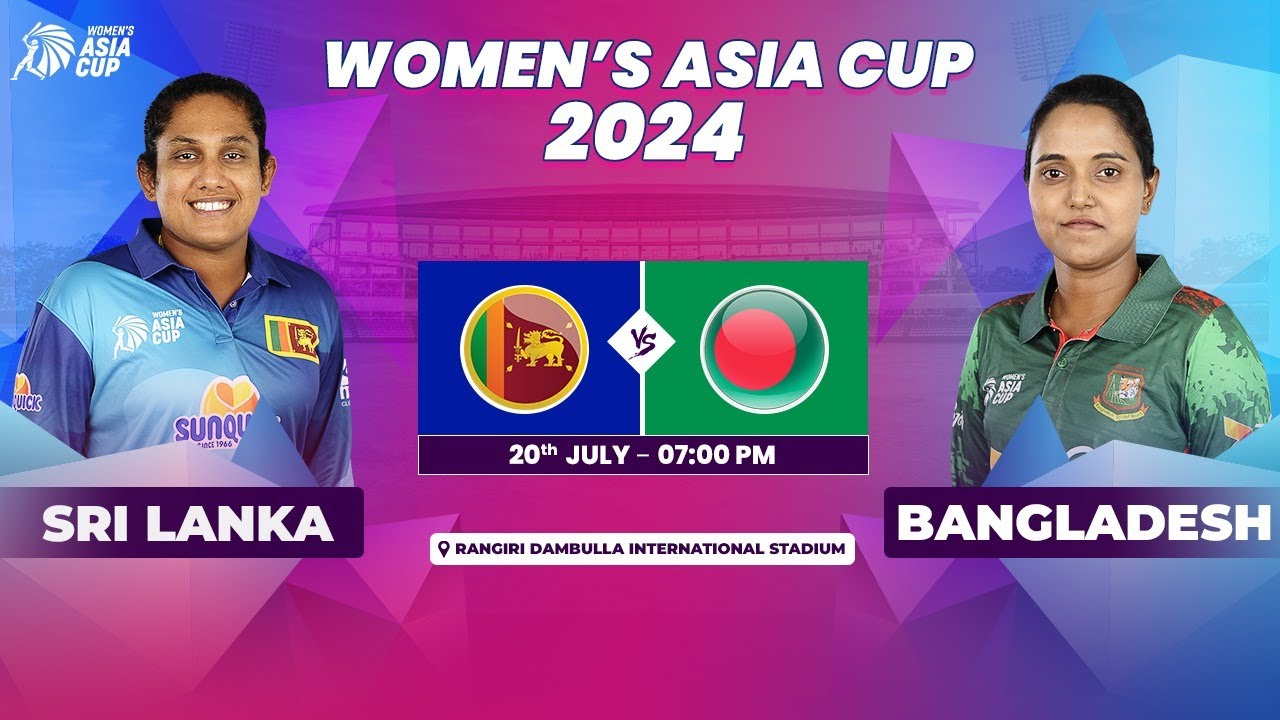 SRI LANKA VS BANGLADESH | ACC WOMEN'S ASIA CUP 2024 | Match 4