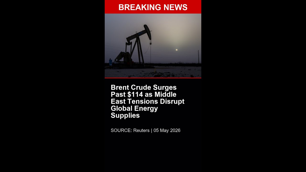 BREAKING: Brent Crude Surges Past $114 as Middle East Tensions Disrupt Global Energy Supplies