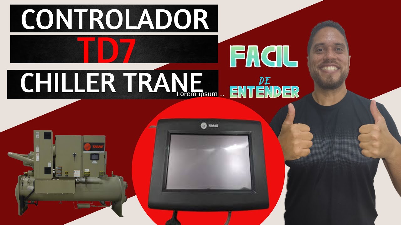 NOVO DISPLAY TRANE. UPGRADE DO CHILLER. DICAS NA PRÁTICA