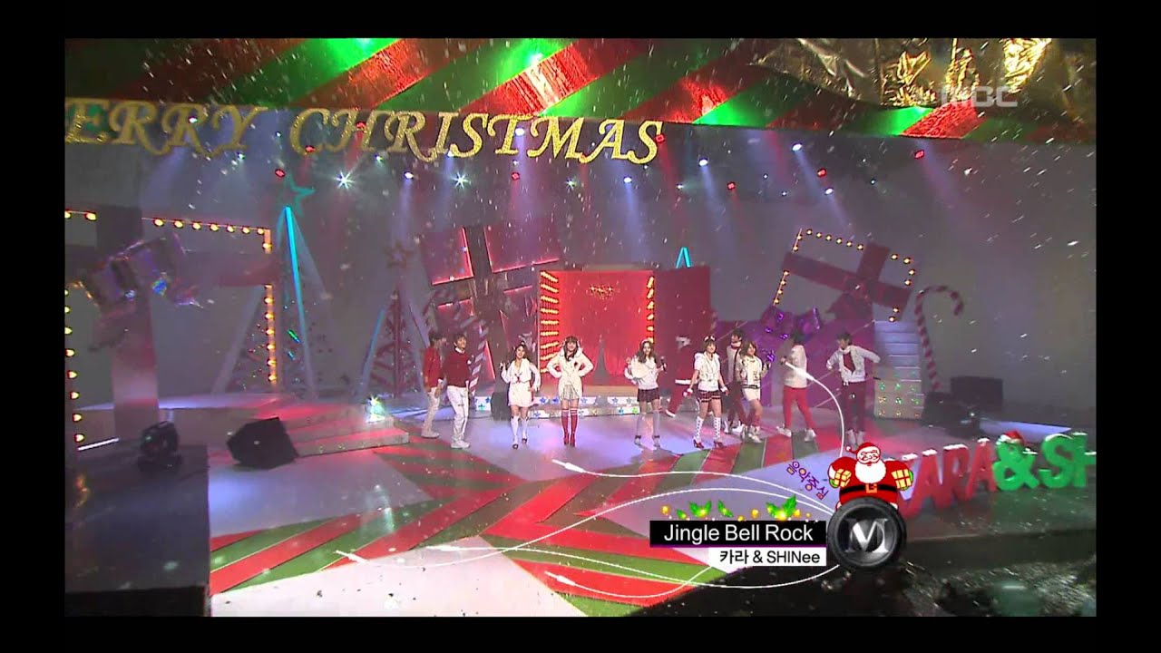 KARA & SHINee - Silent night Holy night, Jingle Bell Rock, 카라 & 샤이니