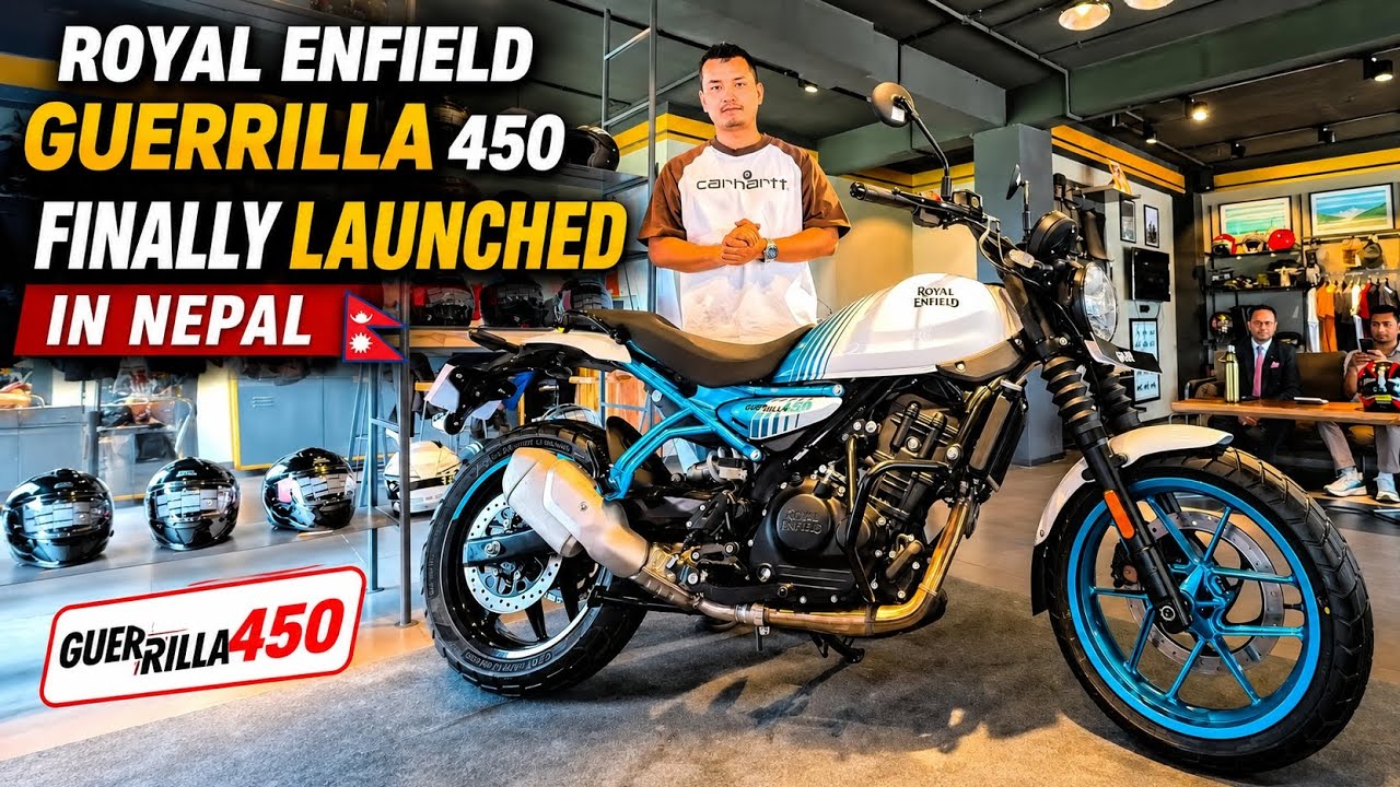 Finally Royal Enfield Guerrilla 450 Launched in Nepal🔥😱 |Royal Enfield Guerrilla 450 Price in Nepal 