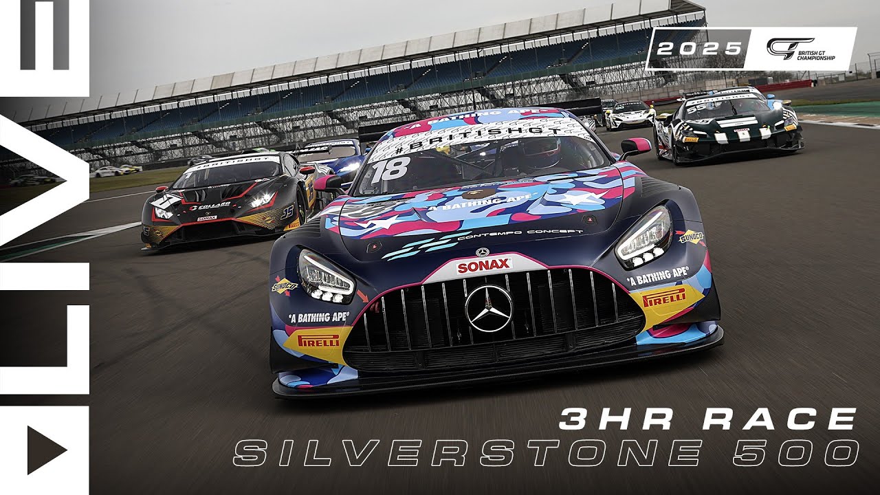 LIVE | Race | Silverstone 500 | British GT 2025