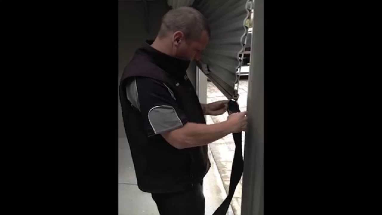 How to replace the draft seal on a roller door