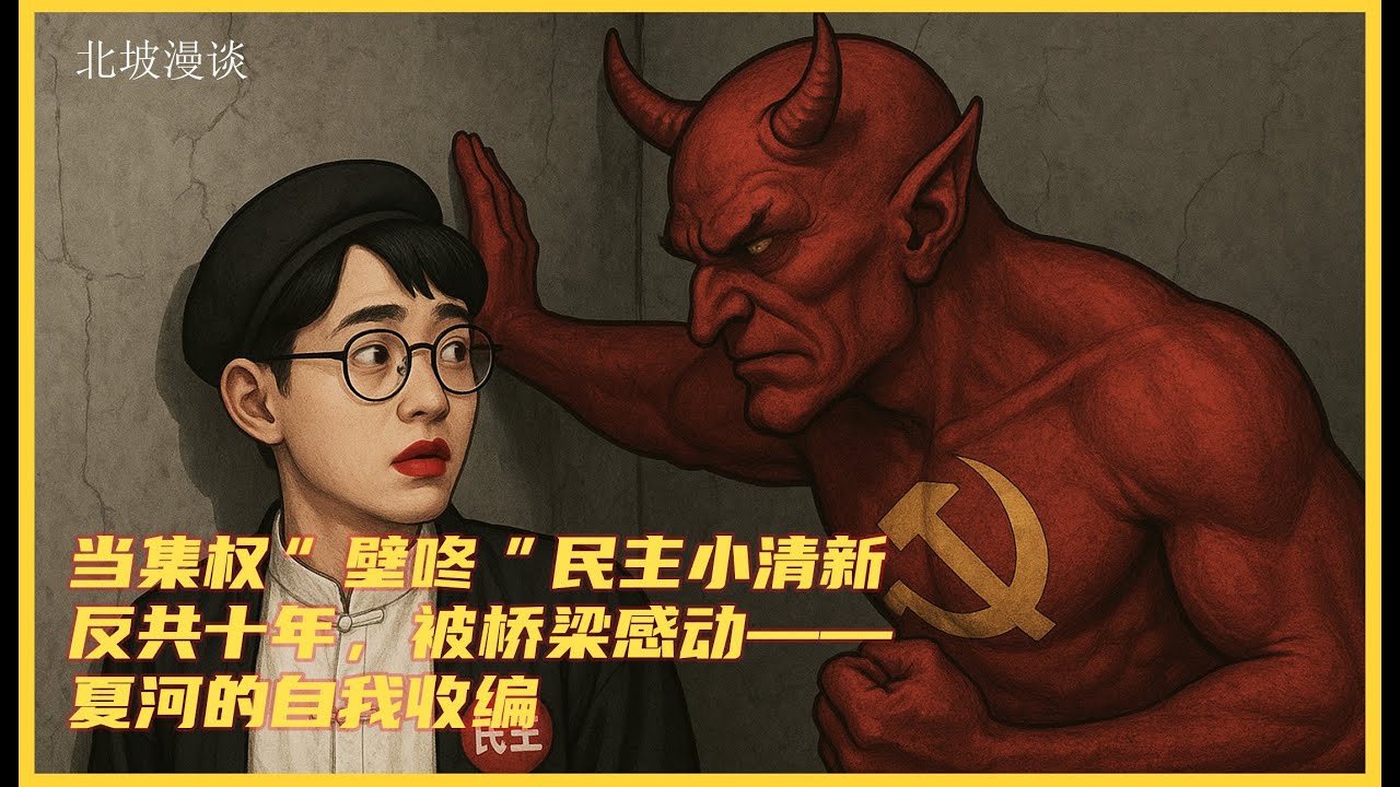 一个反共者的精神复辟｜当“民主小清新”被集权壁咚  夏河 王志安 斯德哥尔摩综合征 大外宣 中国留学生