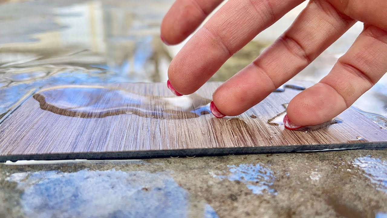 Wet 💦 Concrete Scratchies & Tapping ASMR