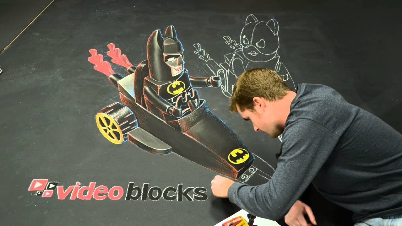 Awesome Lego Batman 3D Art! - AWE ME ARTIST SERIES