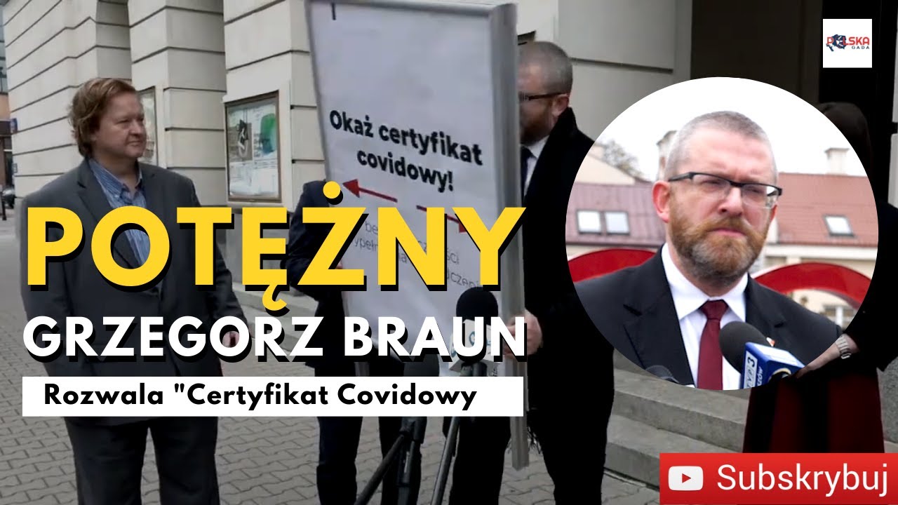 POTĘŻNY Grzegorz Braun ROZWALA potykacz 