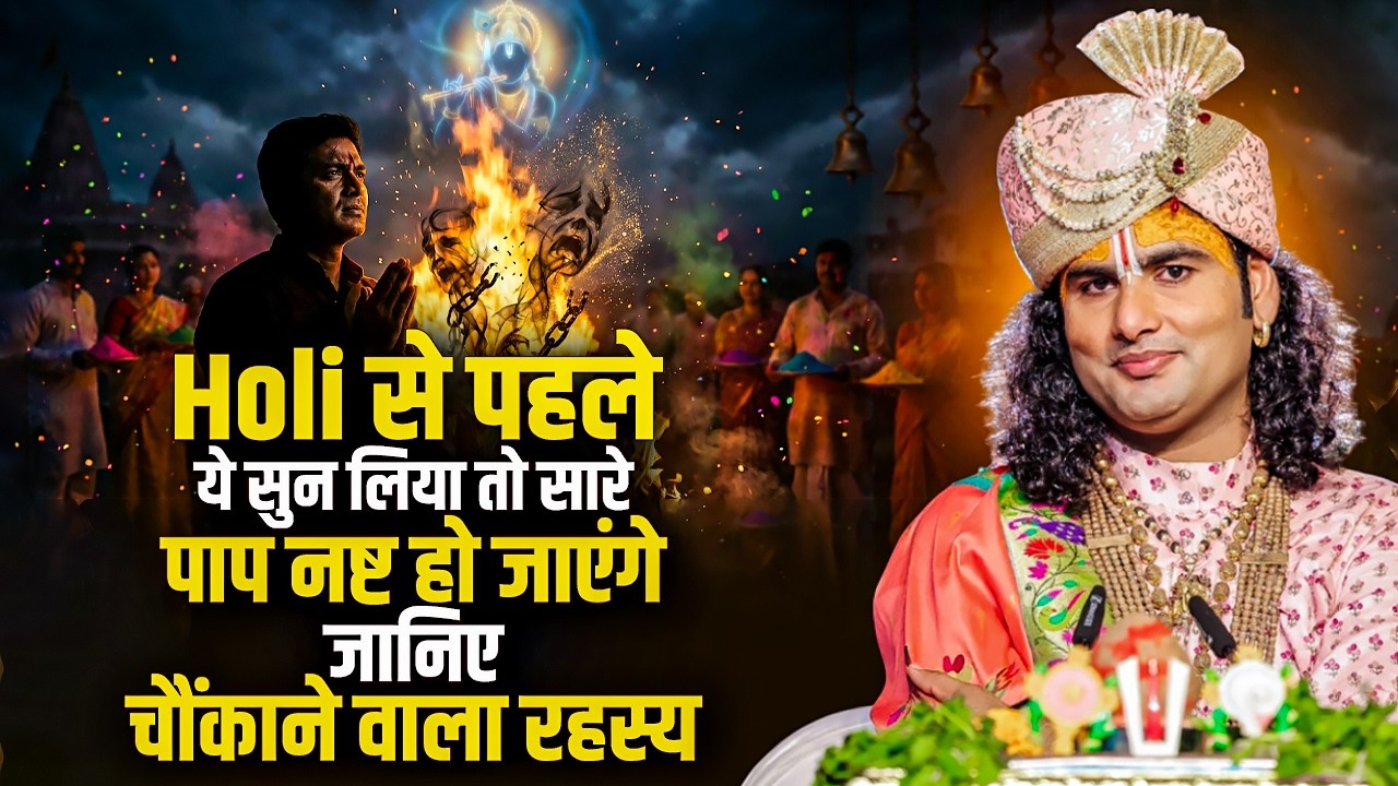 Holi से पहले ये सुन लिया तो सारे पाप नष्ट हो जाएंगे – जानिए चौंकाने वाला रहस्य ? Aniruddhacharya Ji