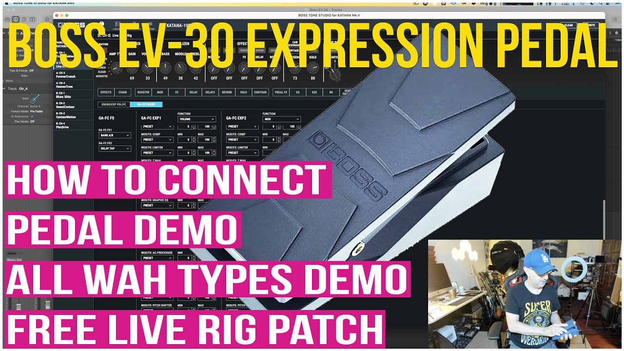 Boss EV-30 | Dual Expression Pedal | Demo | Review | Tips and FREE PATCH!!!