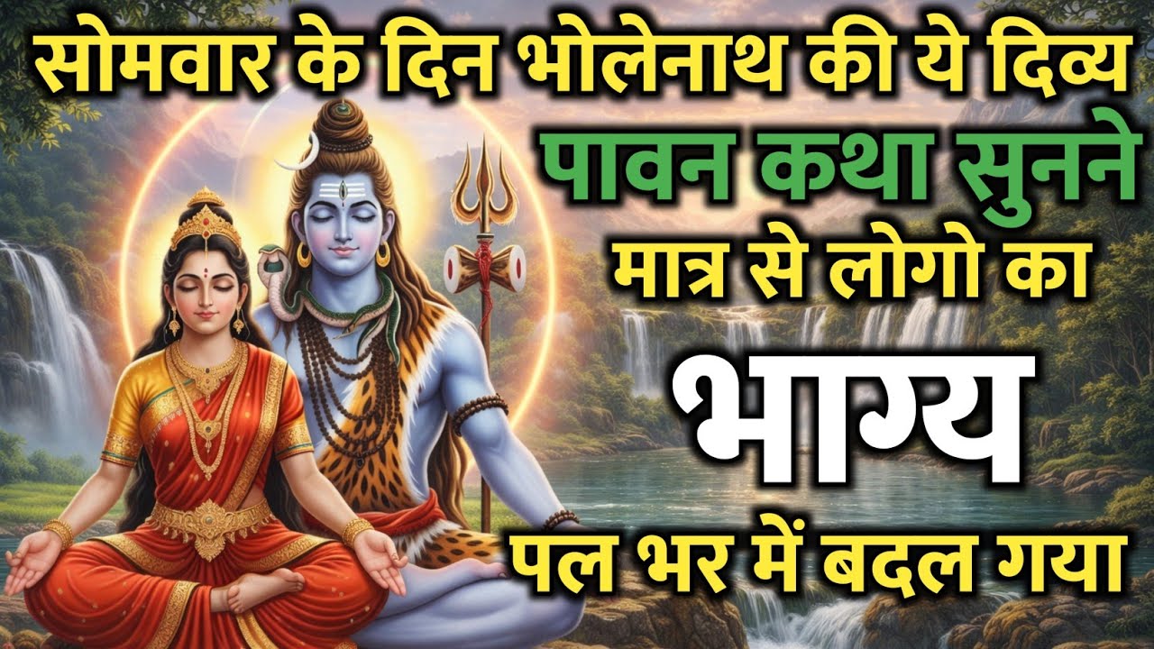 सिर्फ एक बार सोमवार की ये कथा सुन लो… किस्मत हर कदम पर साथ देगी! | Somvar Vrat Katha 