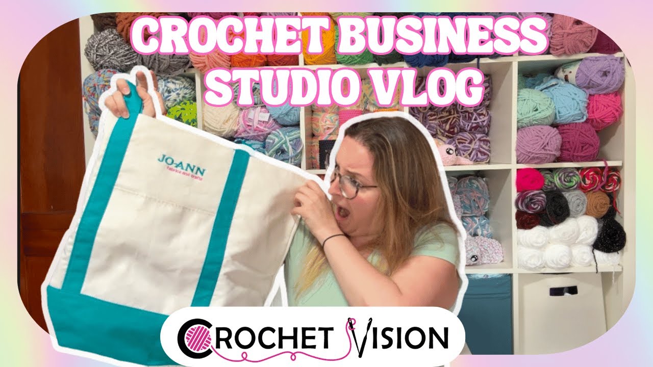 Studio Vlog: What It’s Really Like to Be a Crochet Artist