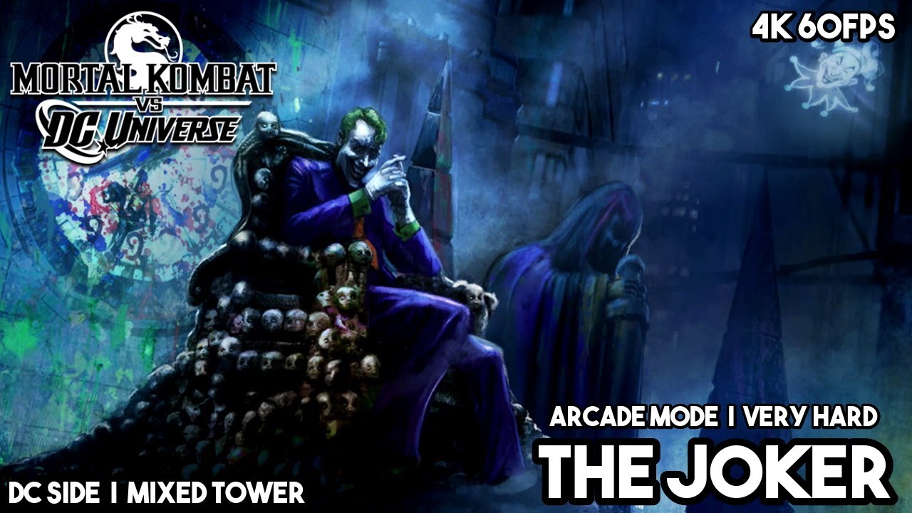Mortal Kombat Vs DC Universe | DC SIDE | Arcade Mode | The Joker | Very Hard | Mixed Tower