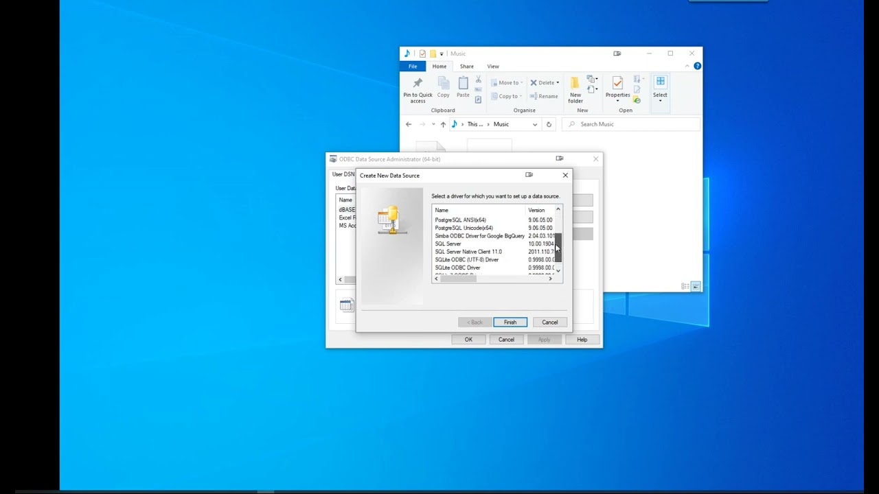 Connect Power BI to local P6 SQLite